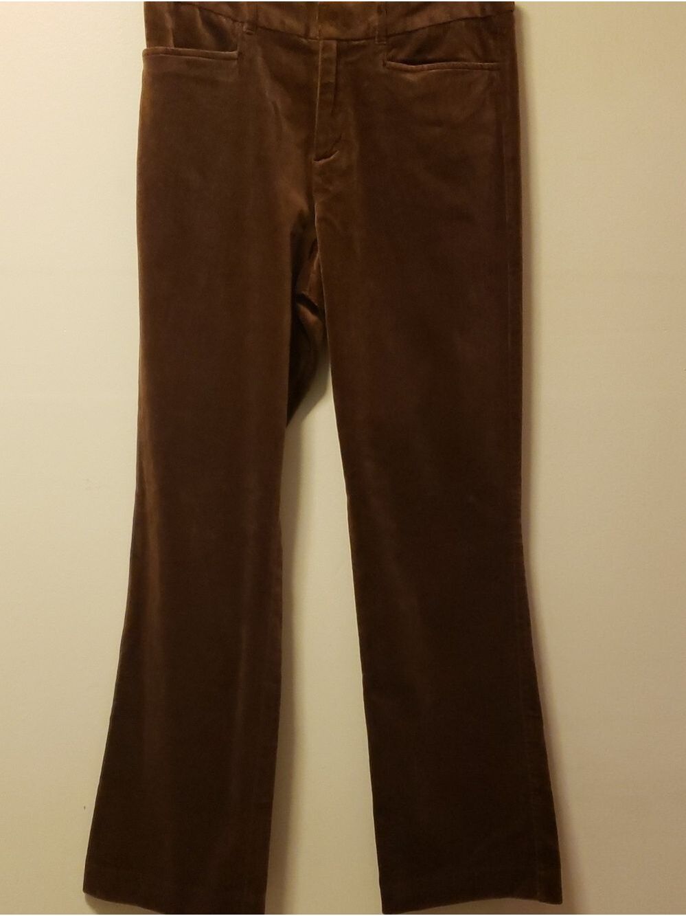 Classic Gap Stretch Women's Brown Velvet Pants